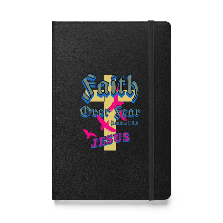 Faith Over Fear Jesus Cross Hardcover Journal product image (1)