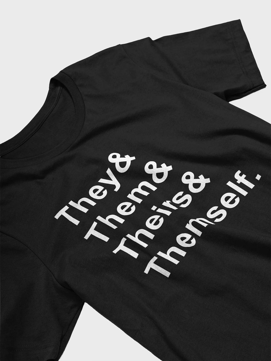 they/them (white) t-shirt product image (3)