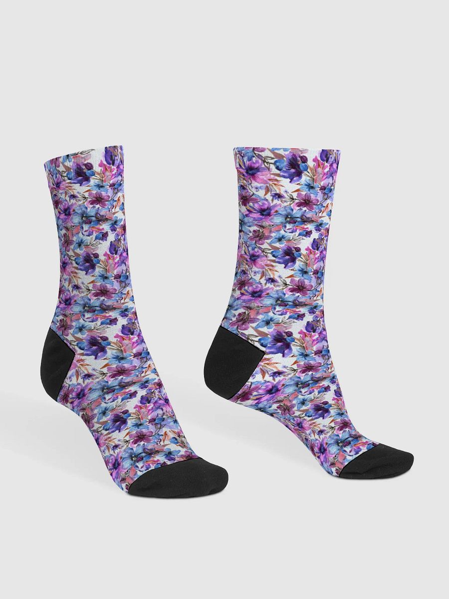 Purple Flowers Socks product image (3)