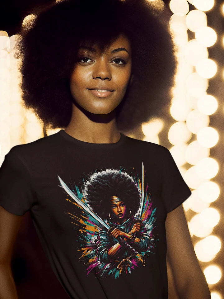 Afro Samurai Warrior Girl T-Shirt product image (2)