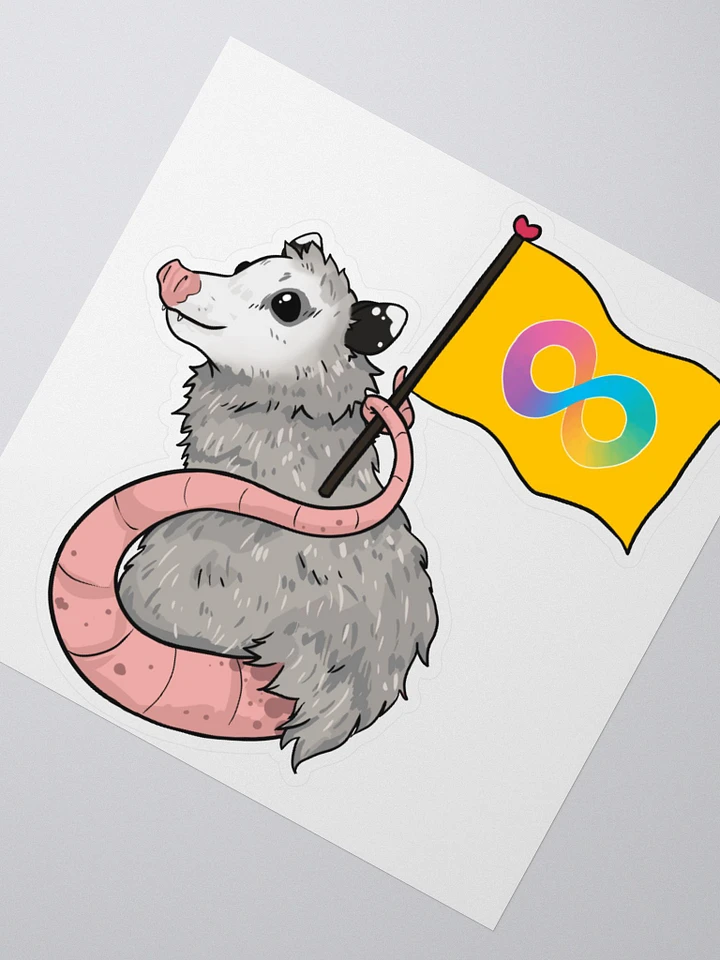Autism Pride Possum bubble free stickers product image (2)