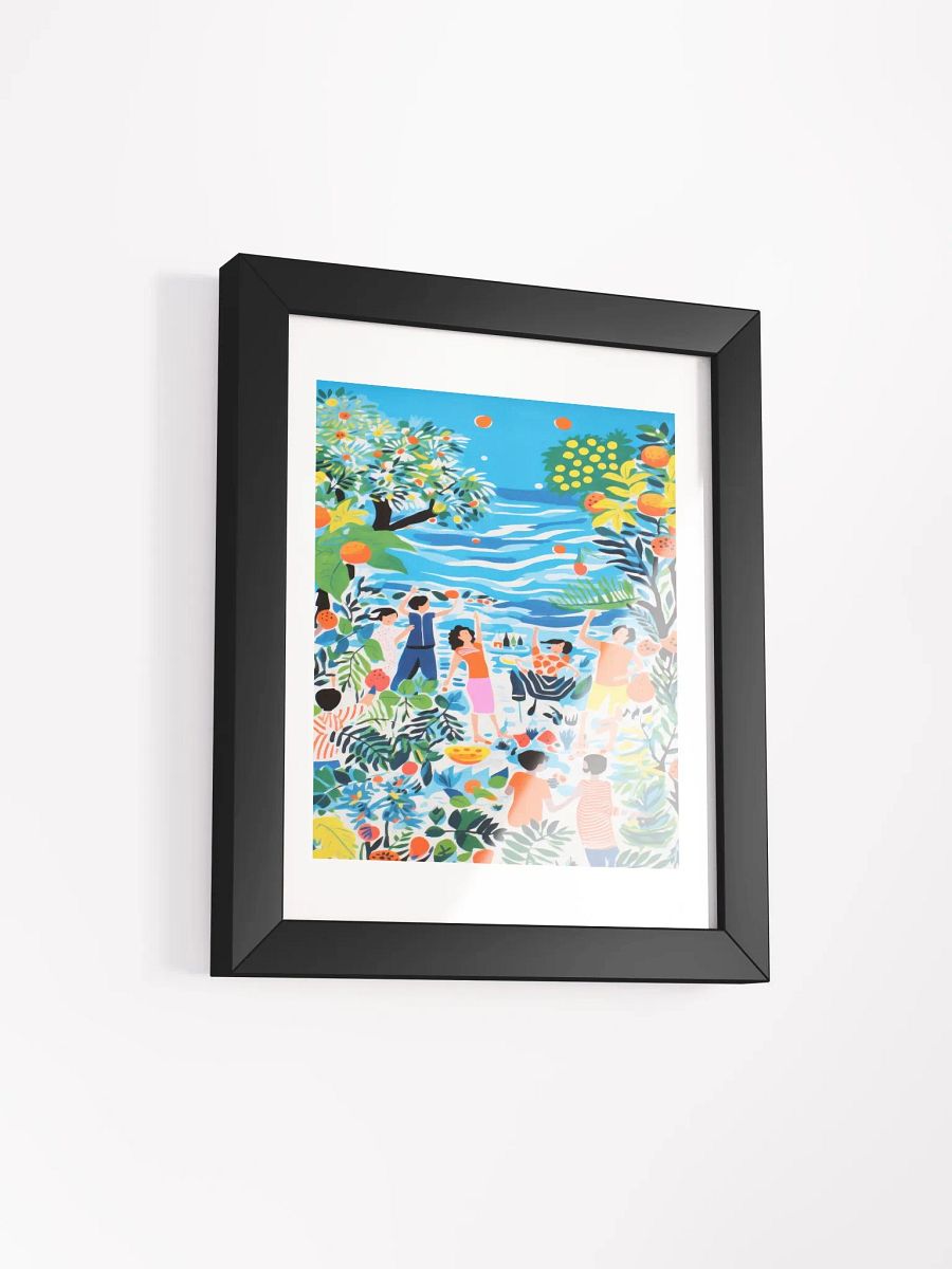 'Life in Paradise' Framed Matte Poster product image (4)