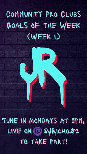 Goals Of The Week 1 from last Monday's Community Clubs Stream!!! Make sure to tune into my Twitch Live Streams every Monday t...
