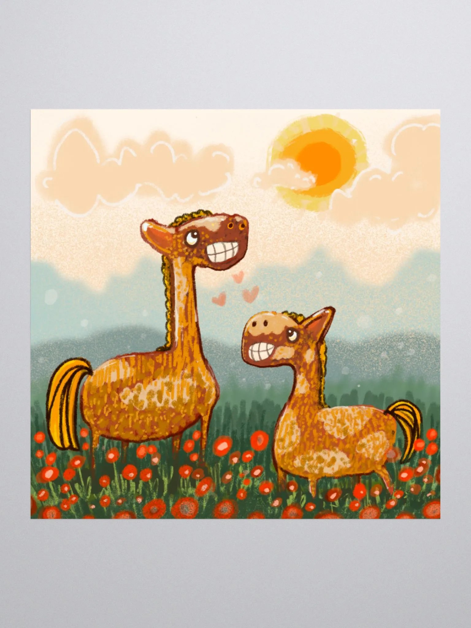 Awkward Horses Sticker product image (1)