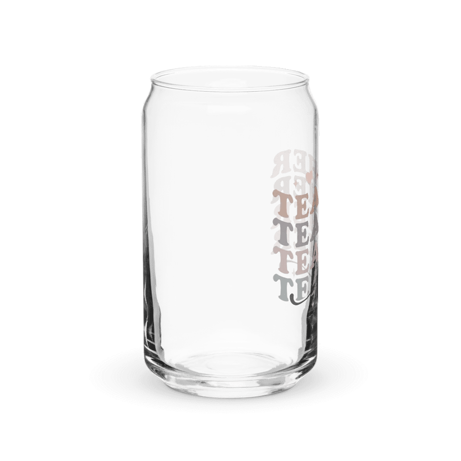 Teacher Life Pastel Can Glass product image (9)