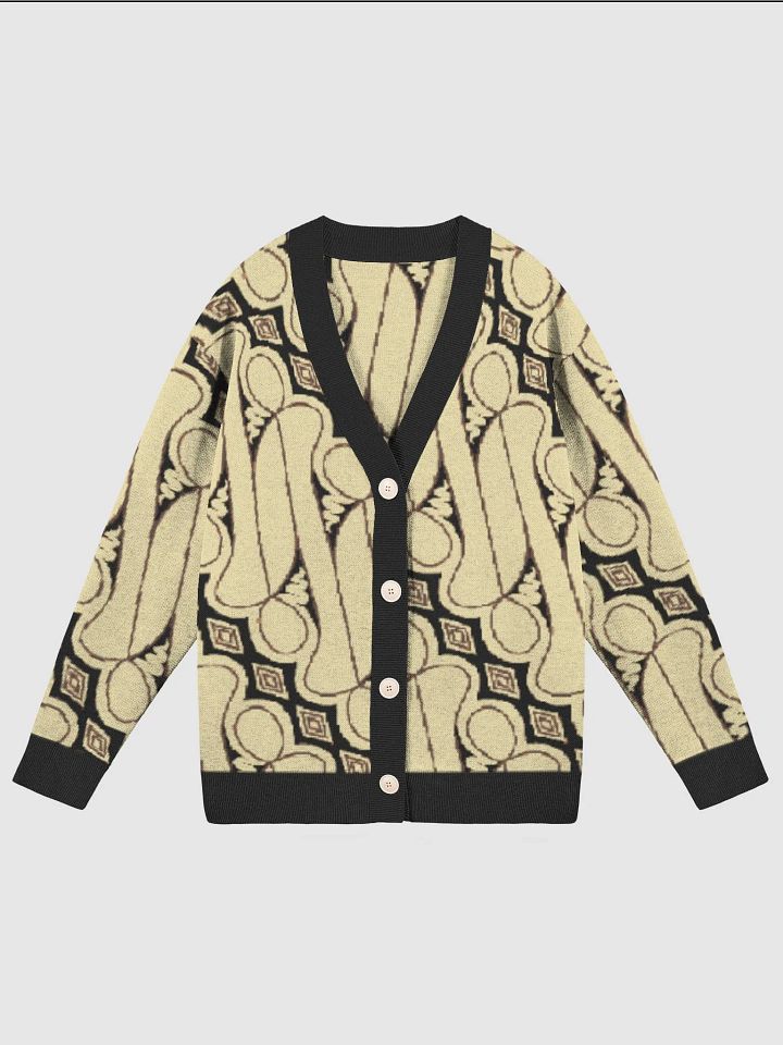 Batik Parang Rusak Knitted Classic Cardigan product image (1)