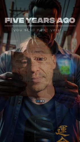 Five years ago, you said 