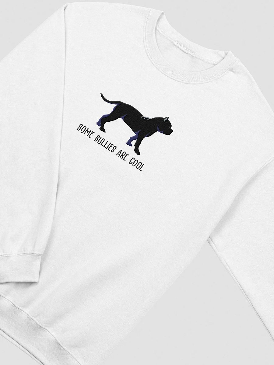 Some Bullies Are Cool Sweatshirt (Embroidered) of an American Bully(Black) product image (18)