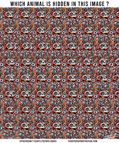 Unfocus your eyes to see the hidden image. It's a stereogram 🥰
 #opticalillusion #stereogram #quiz #illusion #3d #asmr #art #...