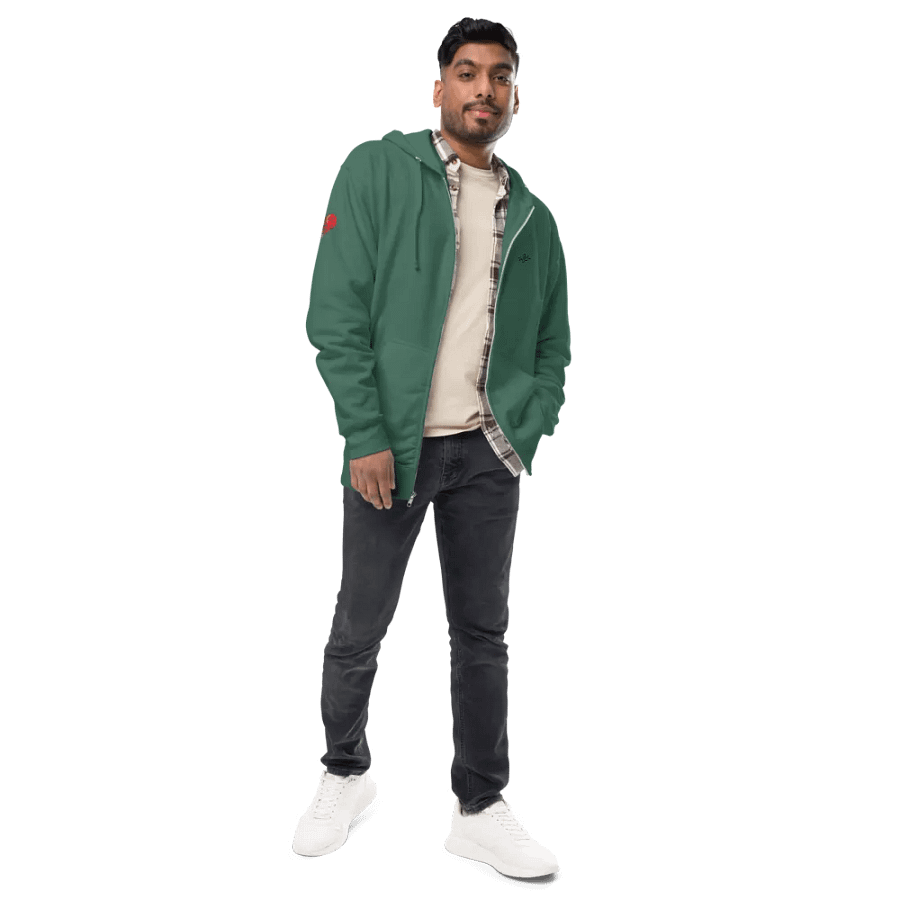 I Love You Dad, Icon / MO Fleece Zip Hoodie product image (8)