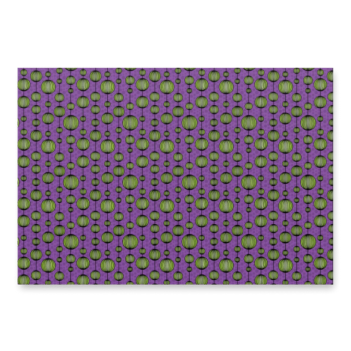 Weirdly Zen Wrapping Paper Sheets - Multicolor Abstract product image (1)