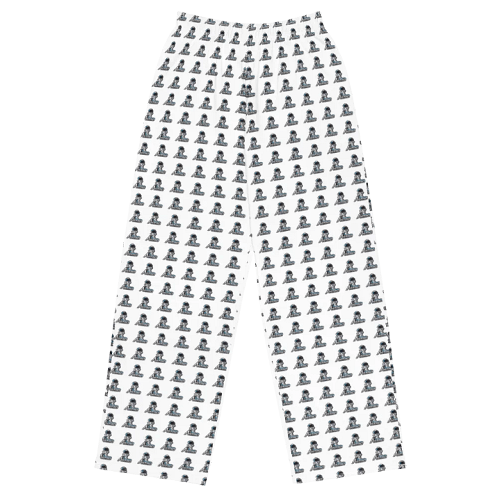 Astro Plain White Unisex Wide-Leg Pants product image (1)