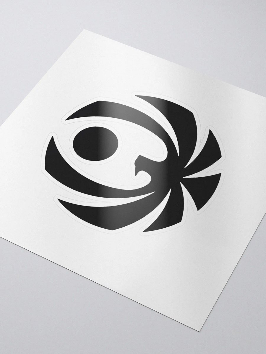 CroweGamingg Kiss Cut Stickers Black Logo Stickers product image (3)