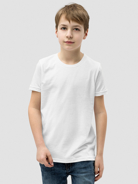 Photo showing Bella+Canvas Youth Short Sleeve T-Shirt