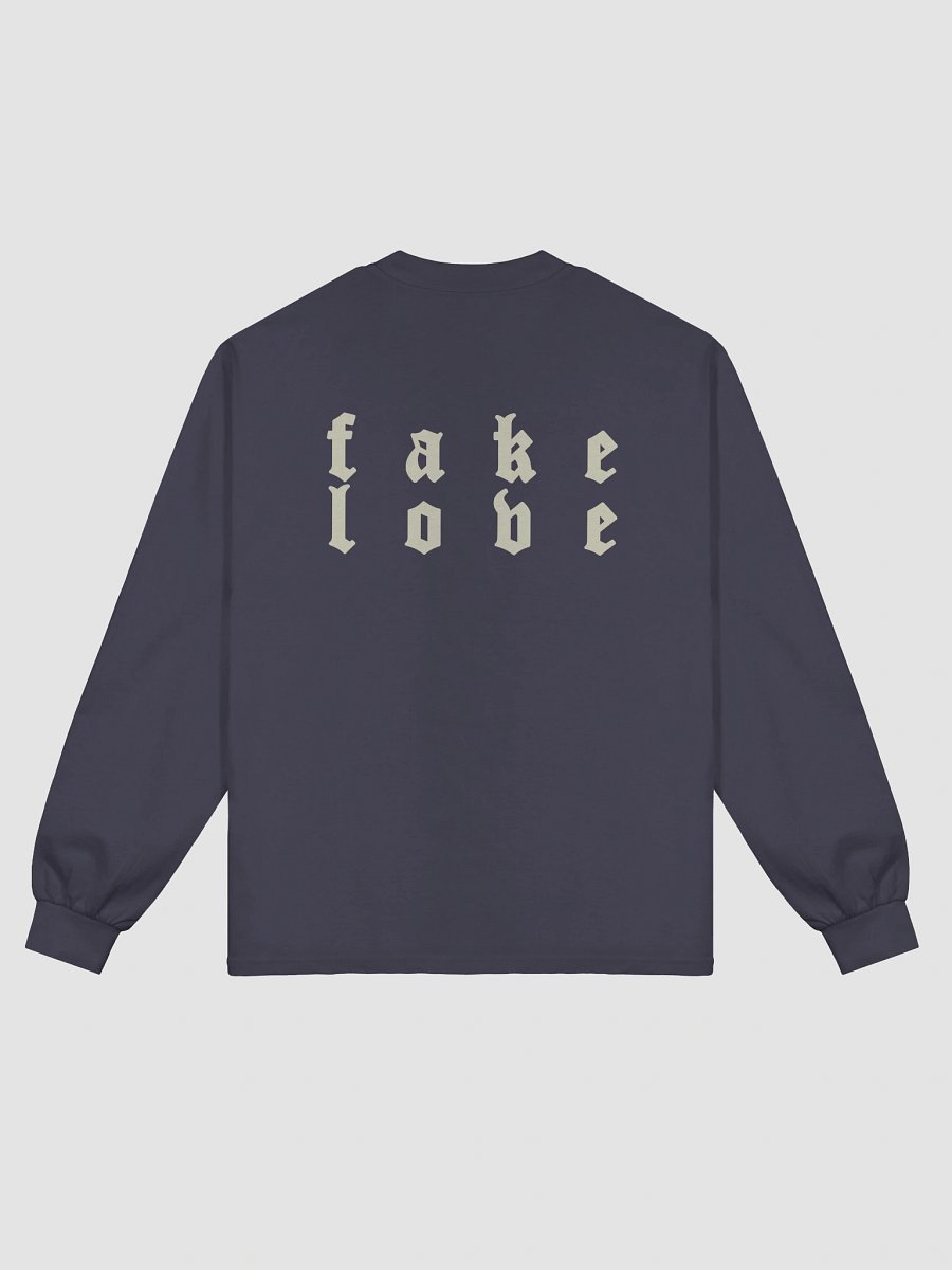 Fake Love Heavyweight Long Sleeve Shirt product image (7)