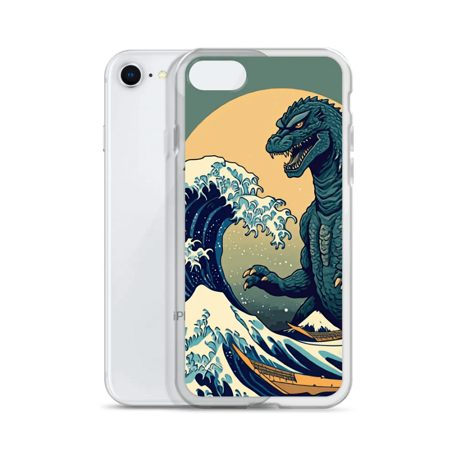 Retro Tokyo Wave - Kaiju iPhone Case product image (2)