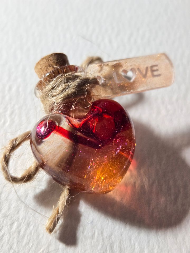 Heart Jar KEYCHAIN #13 - LOVE product image (2)