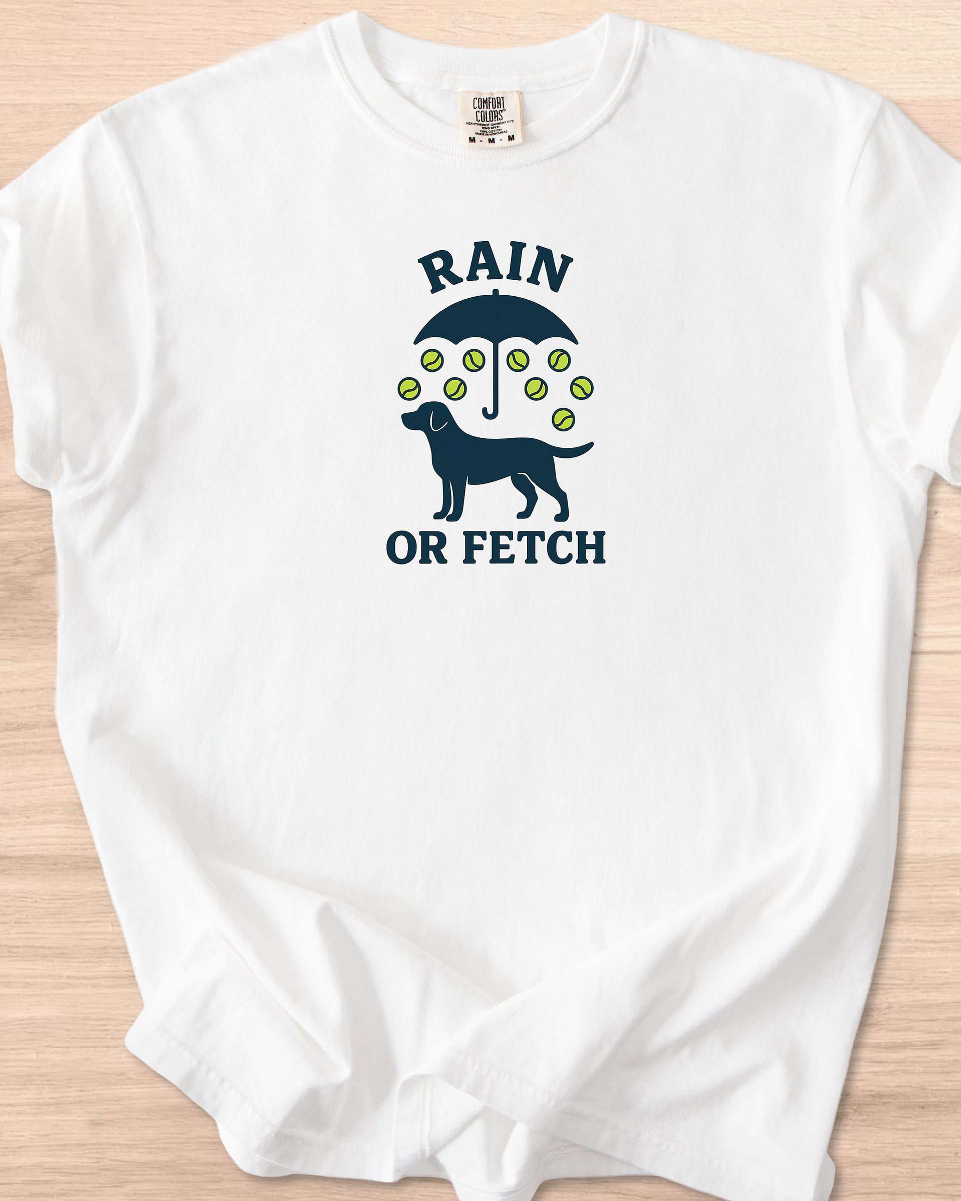 Rain or Fetch (Labrador Retriever) Tee product image (60)