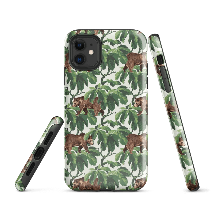 Bears with Leaves Tough Case for iPhone product image (1)