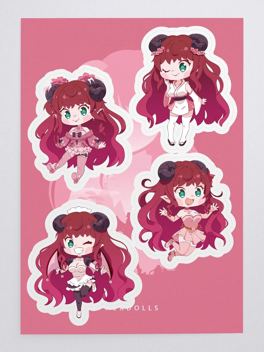 Chibi Hex Stickers product image (3)