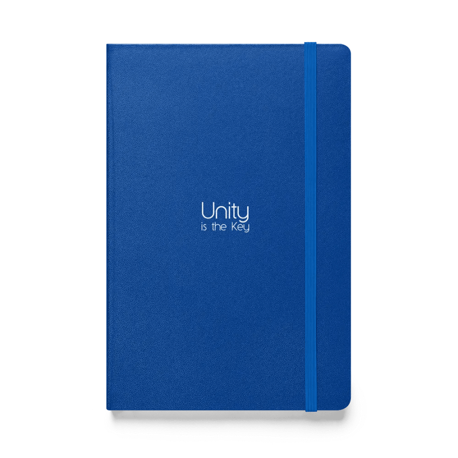 Carnet UNITY IS THE KEY sigle blanc product image (2)