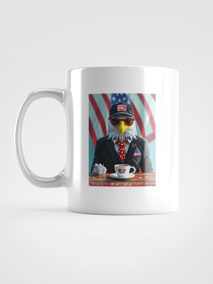 Bald eagle Black Suit Coffee Mug-Karma Omni Hub product image (1)