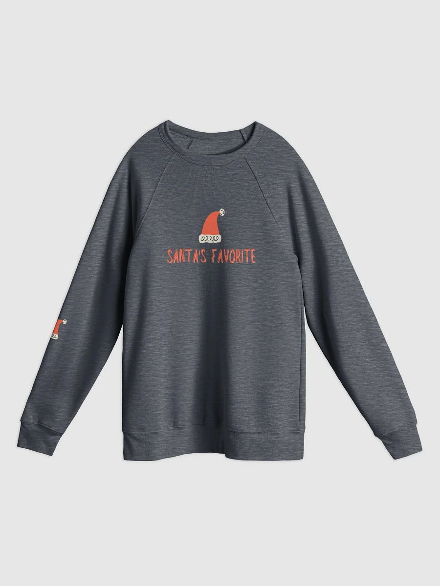 Santa's Favorite Raglan Sweatshirt product image (1)