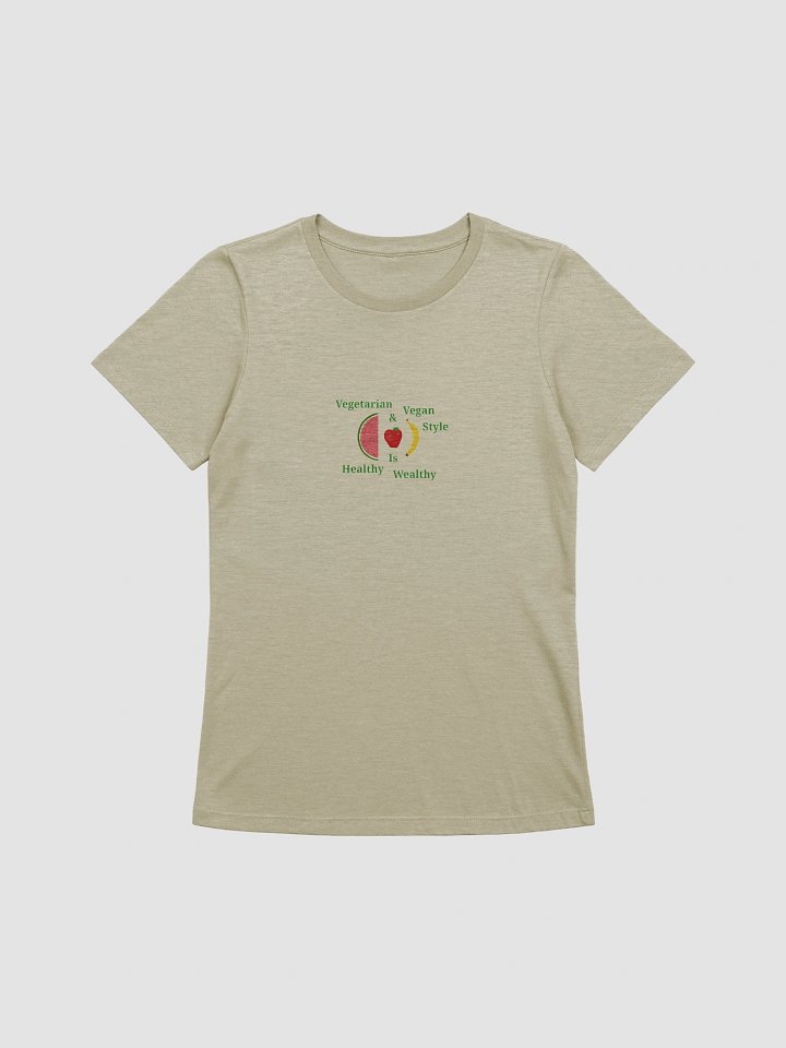 Healthy Wealthy Vegetarian & Vegan T-Shirt product image (1)