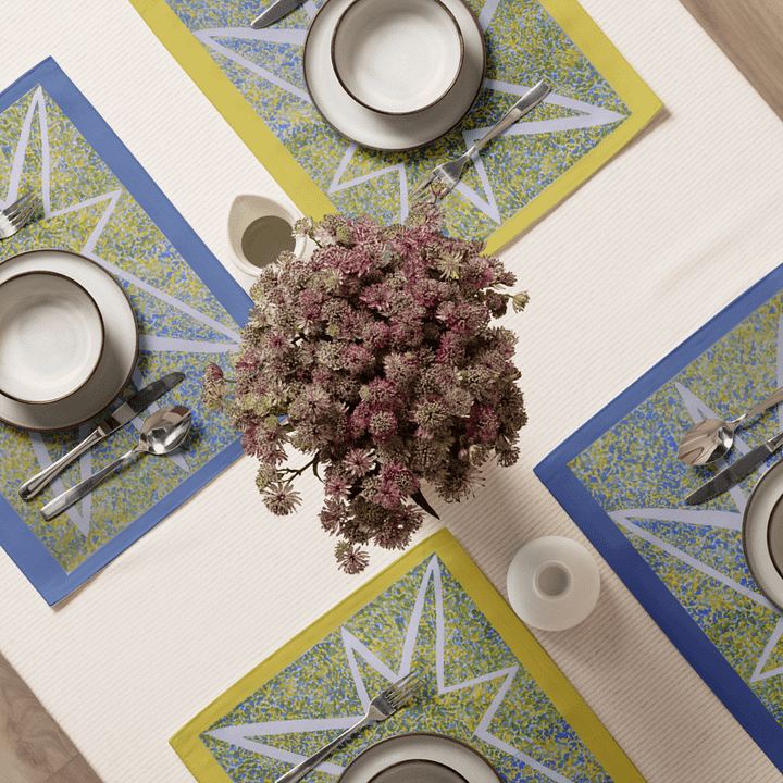 Yellow/Blue Blue/Yellow Placemats product image (2)