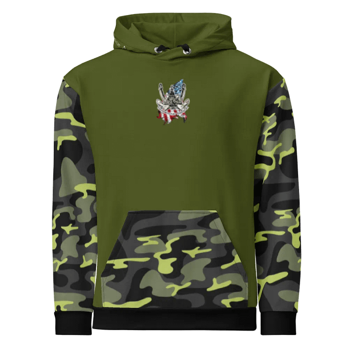 Camouflage & Green Athena Tug & CE Flage Hoodie product image (2)
