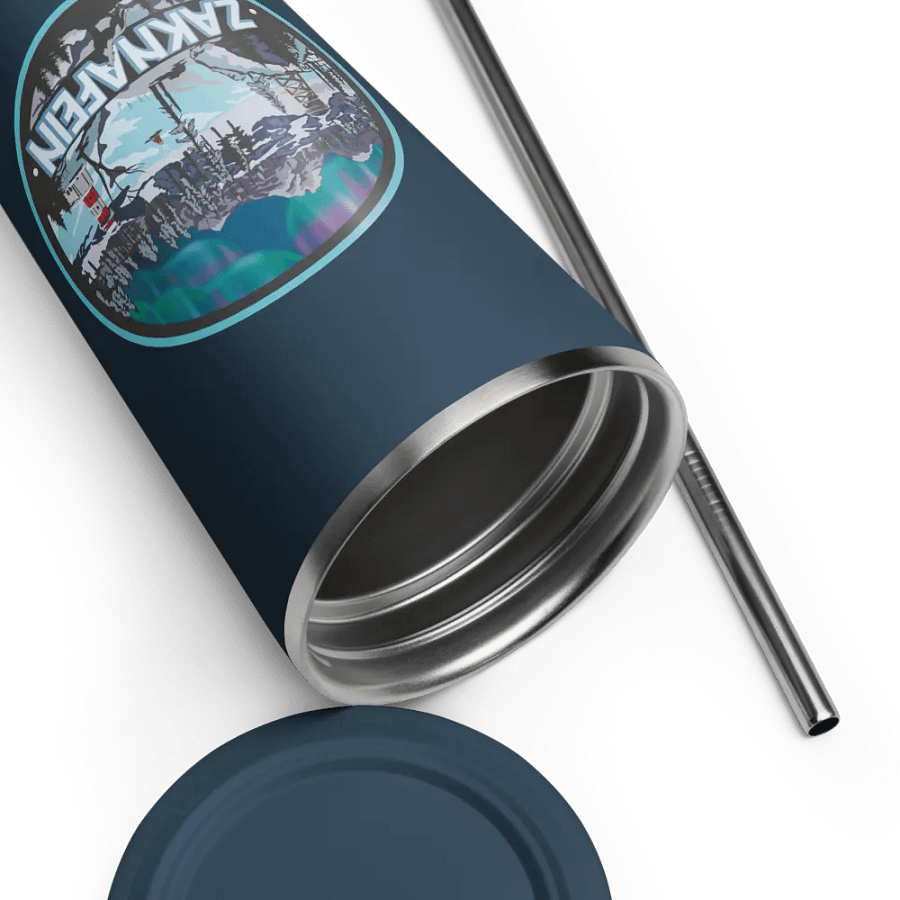 Zaknafein Logo Insulated Tumbler with a Straw product image (6)