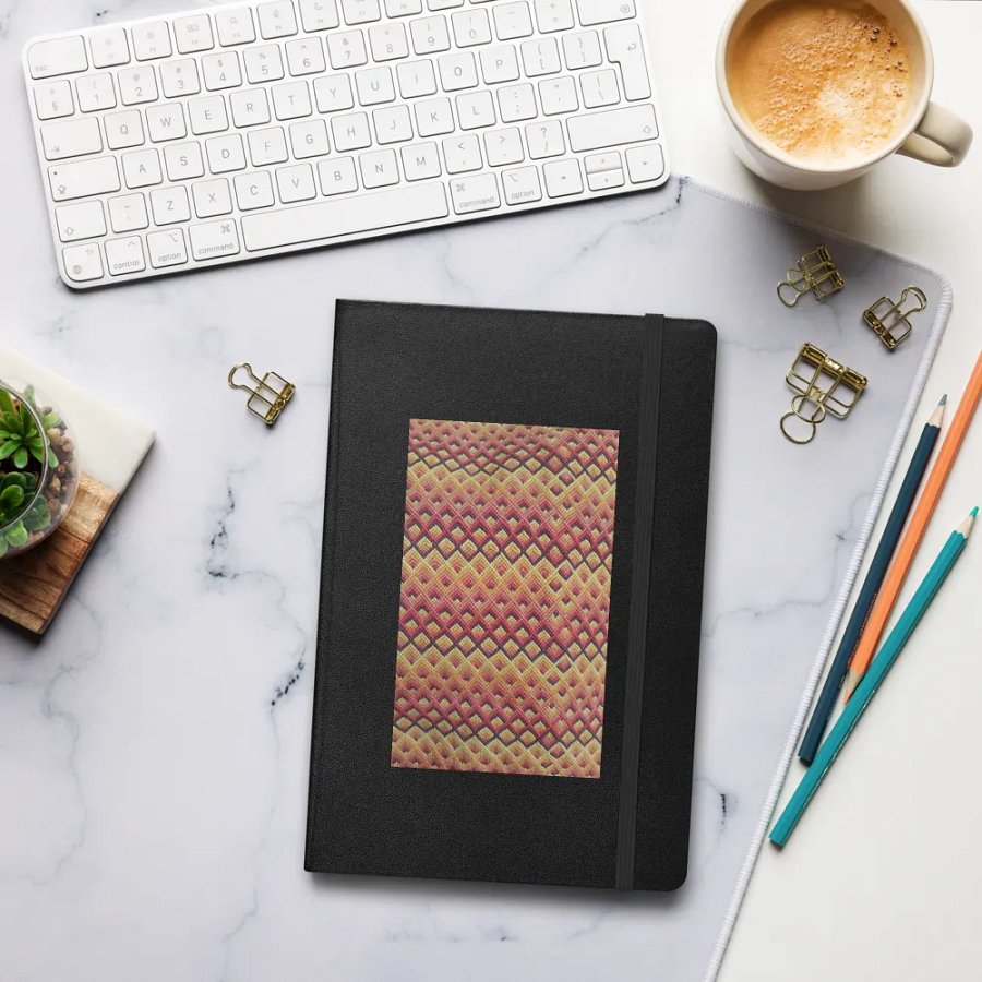Orange Dovetail Hardcover Notebook product image (15)