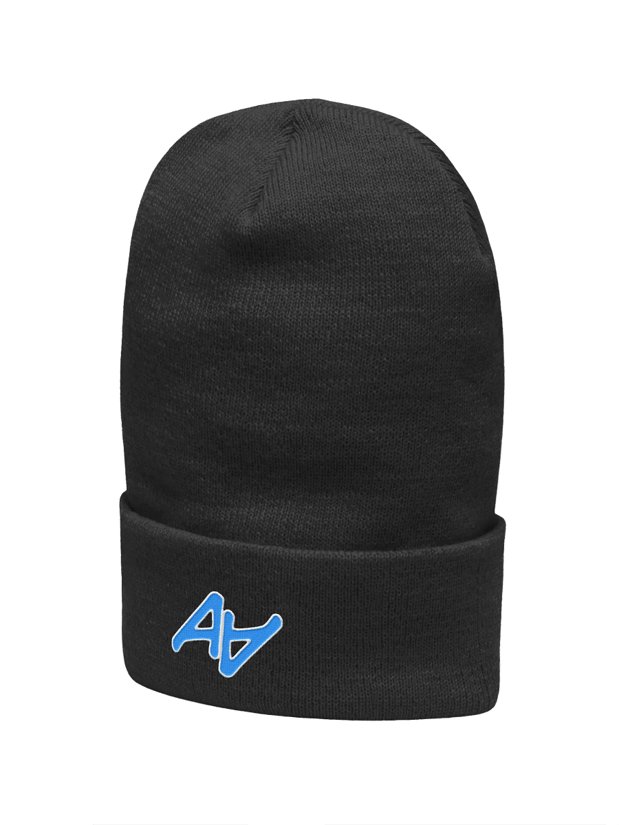 Flowing Blue Letters Knit Beanie product image (37)