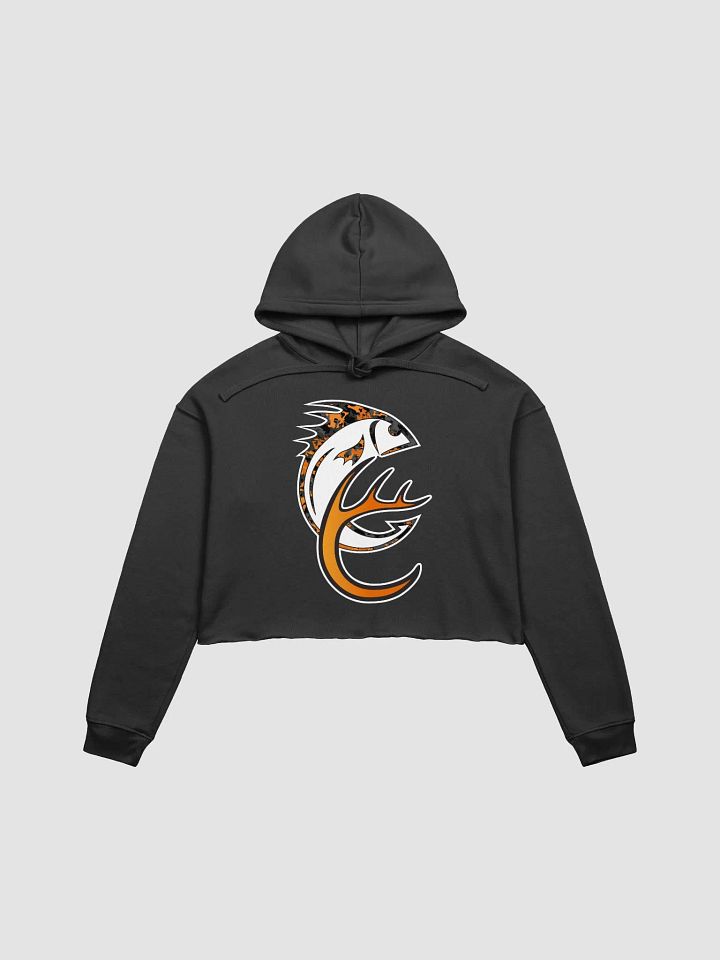 Cast And Camo Fleece Crop Hoodie product image (1)