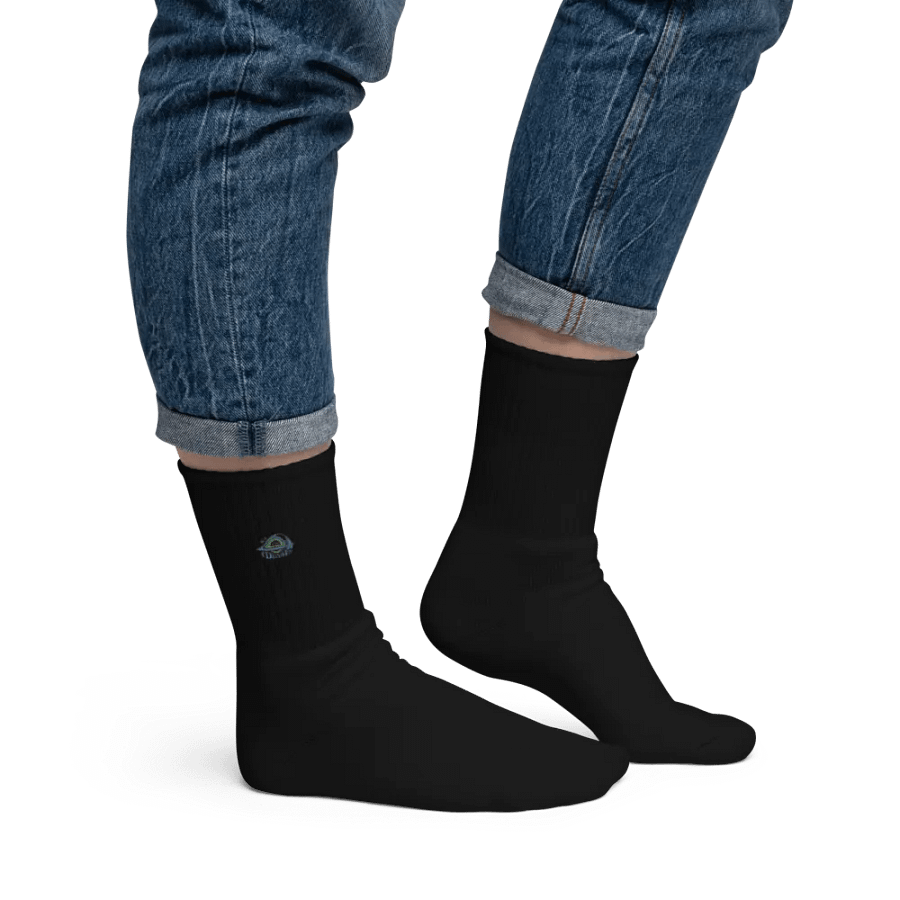 Dense Embroidered Socks product image (12)