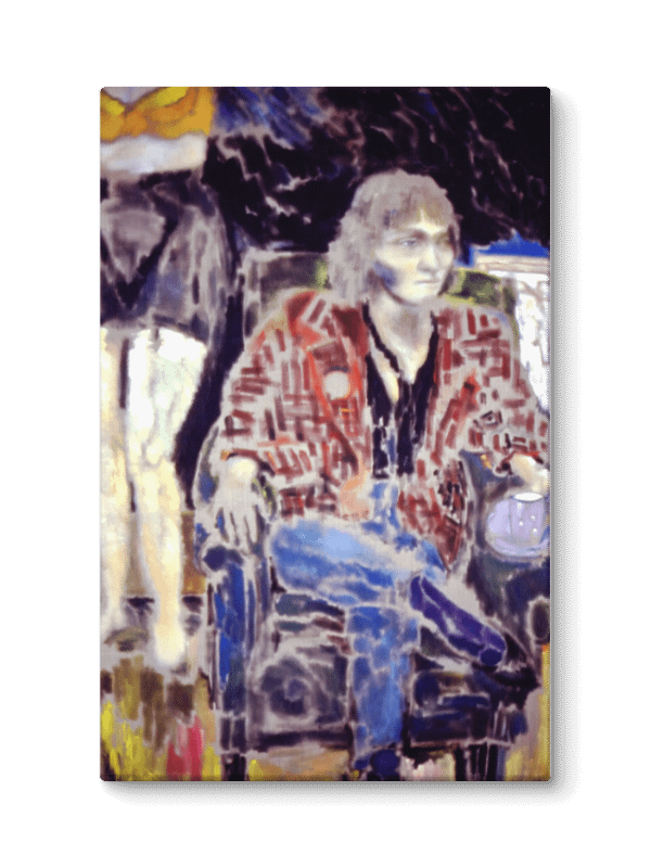 Carol Hausser (Bibler) (1987) on canvas (26" x 40") product image (2)