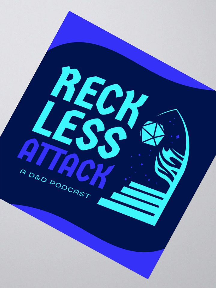 Reckless Attack Main Logo Sticker product image (5)
