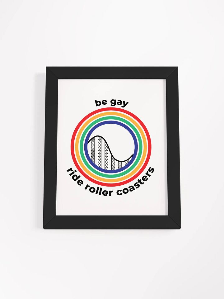 Be Gay Ride Roller Coasters - Print product image (5)