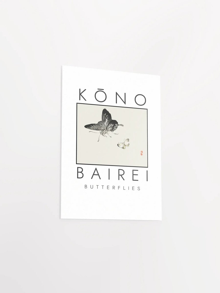 Kono Bairei Butterflies Poster product image (4)