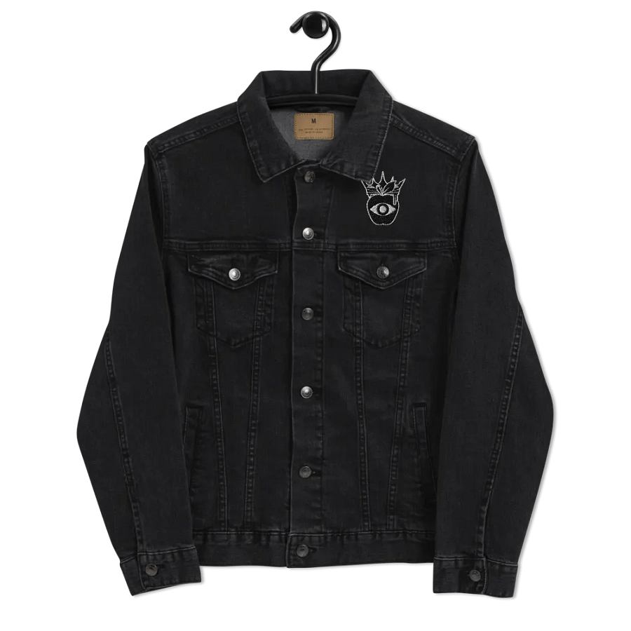 Crowned Apple (Black) ✦ Threadfast Denim Jacket product image (7)
