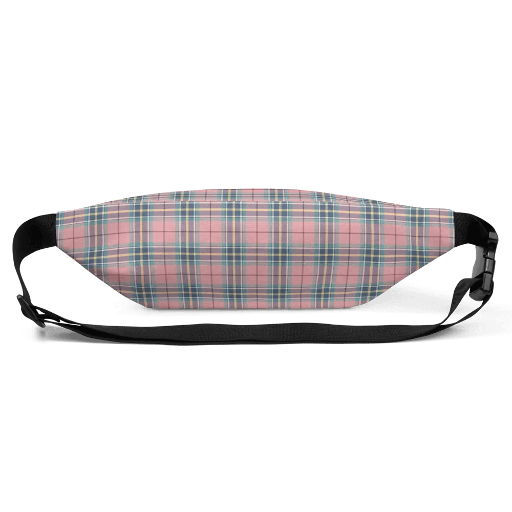 Pastel Pink, Mint Green, and Yellow Plaid Fanny Pack product image (4)