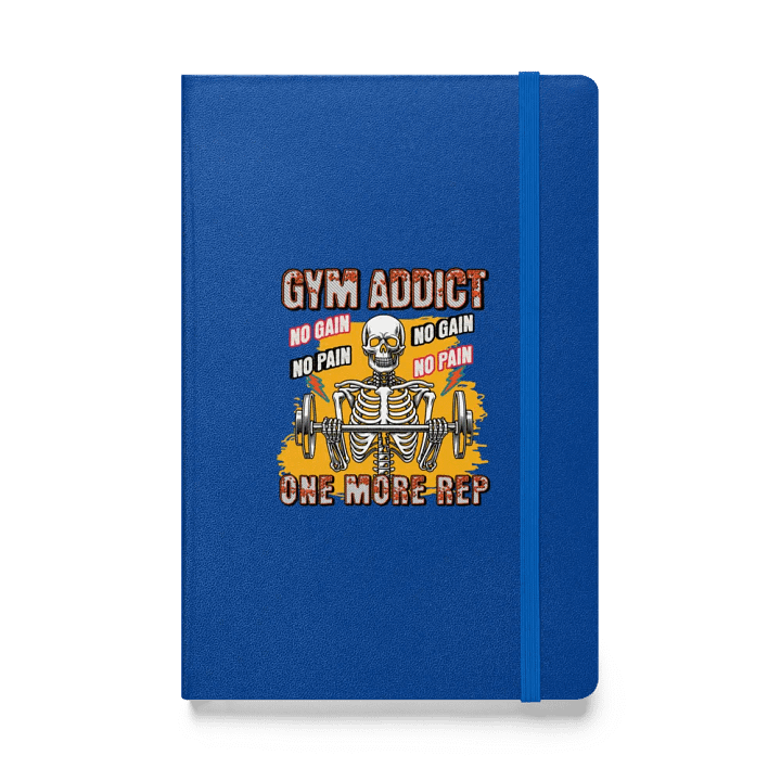 Gym Addict One More Rep Skeleton Fitness Journal product image (1)