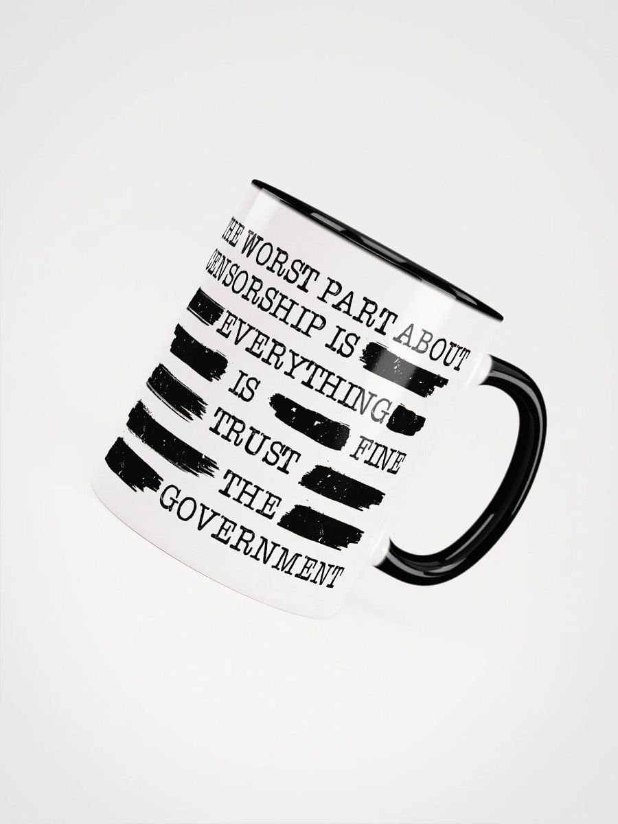 Trust The Government Censorship Mug product image (31)