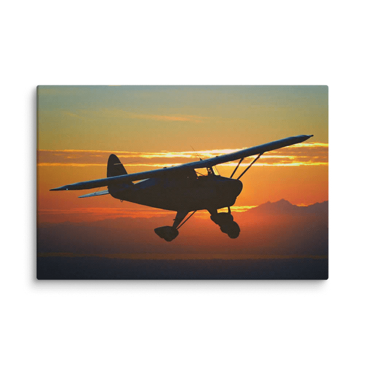 Piper Tri-Pacer Sunset Silhouette product image (4)