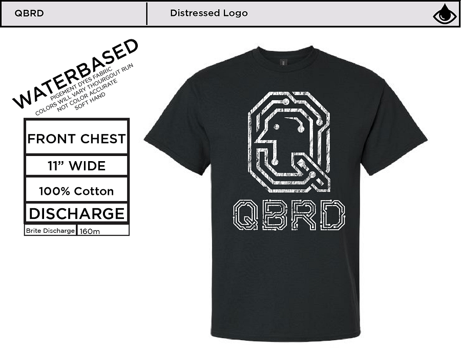 QBRD Vintage Logo Screen Printed Jersey Tee product image (5)