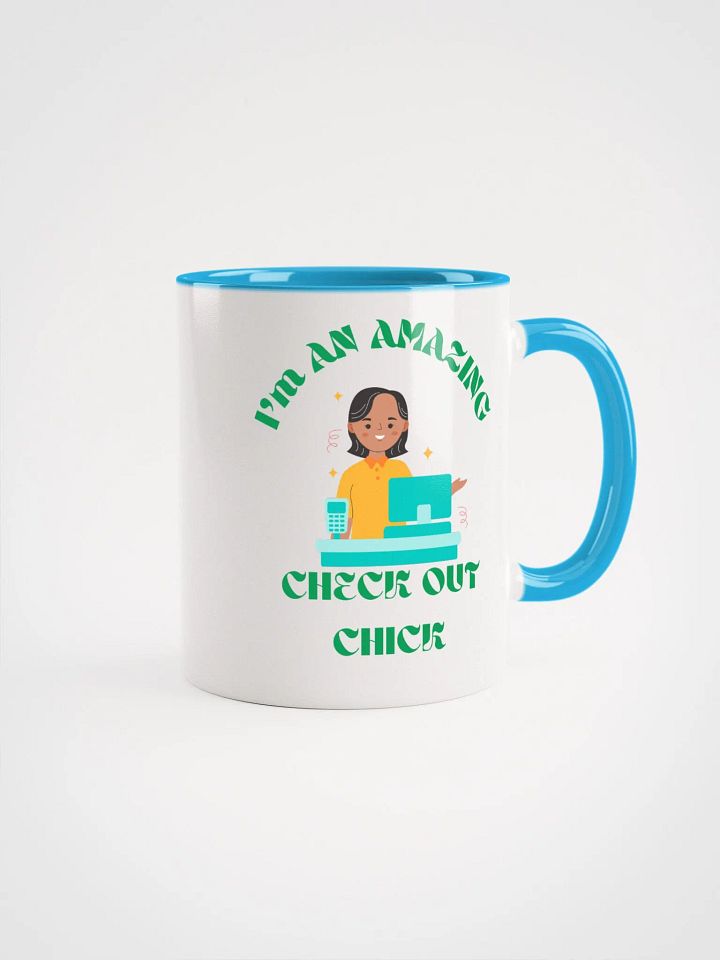 CHECK OUT CHICK Supermarket fun Ceramic Mug product image (1)