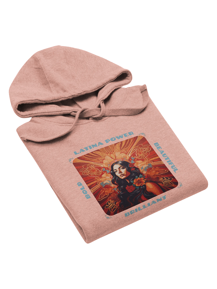 Latina Power Floral Hoodie product image (2)