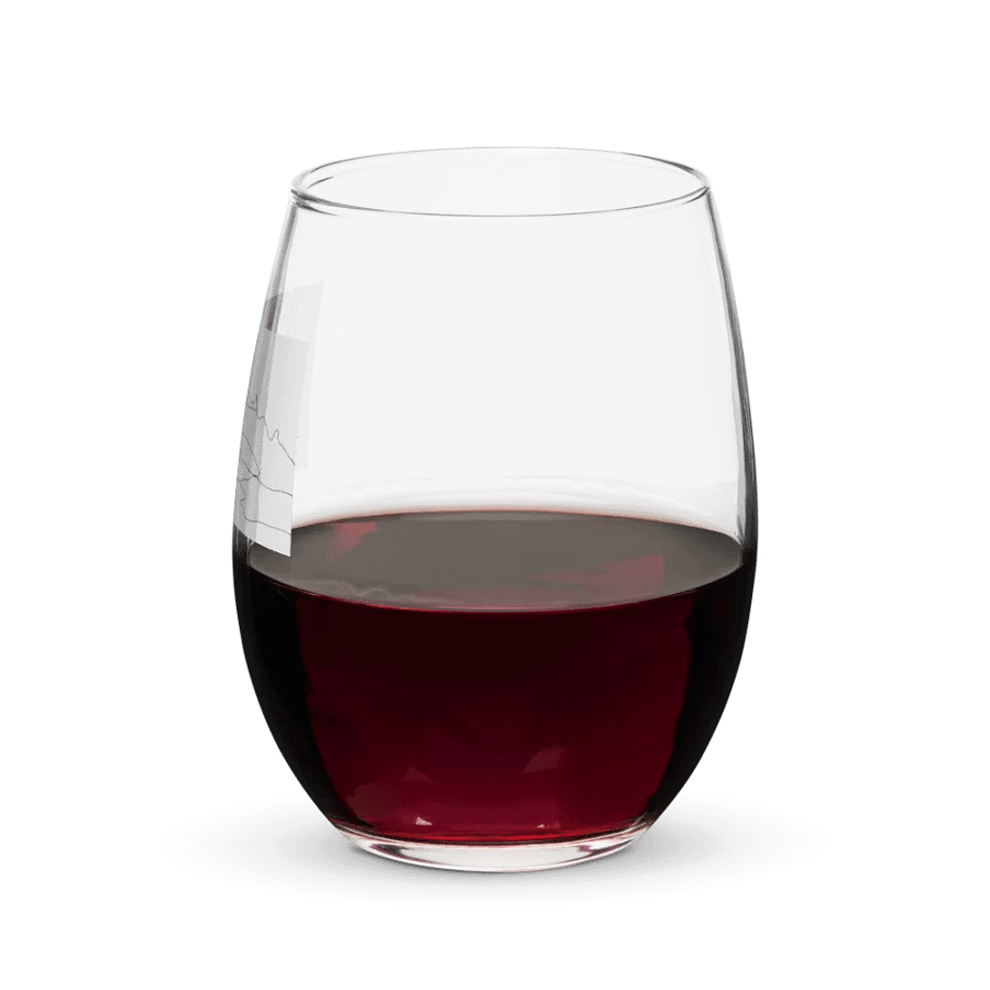 Gilbert Peak wine glass (plain sketch) product image (7)