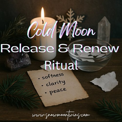 ❄️🌕 Cold Moon Release & Renew Ritual
December Full Moon • Reflection. Release. Inner Warmth. Truth.
This moon is the final ex...