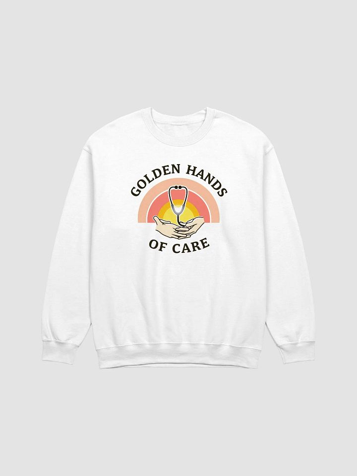 Golden Hands of Care Rainbow Crewneck Sweatshirt product image (5)